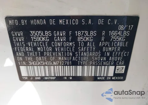 2018 Honda Fit Sport z USA, uszkodzony, nr VIN 3HGGK5H69JM712781